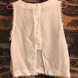 Cloth and stone white blouse